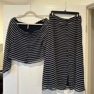 Free People Top and Skirt Set